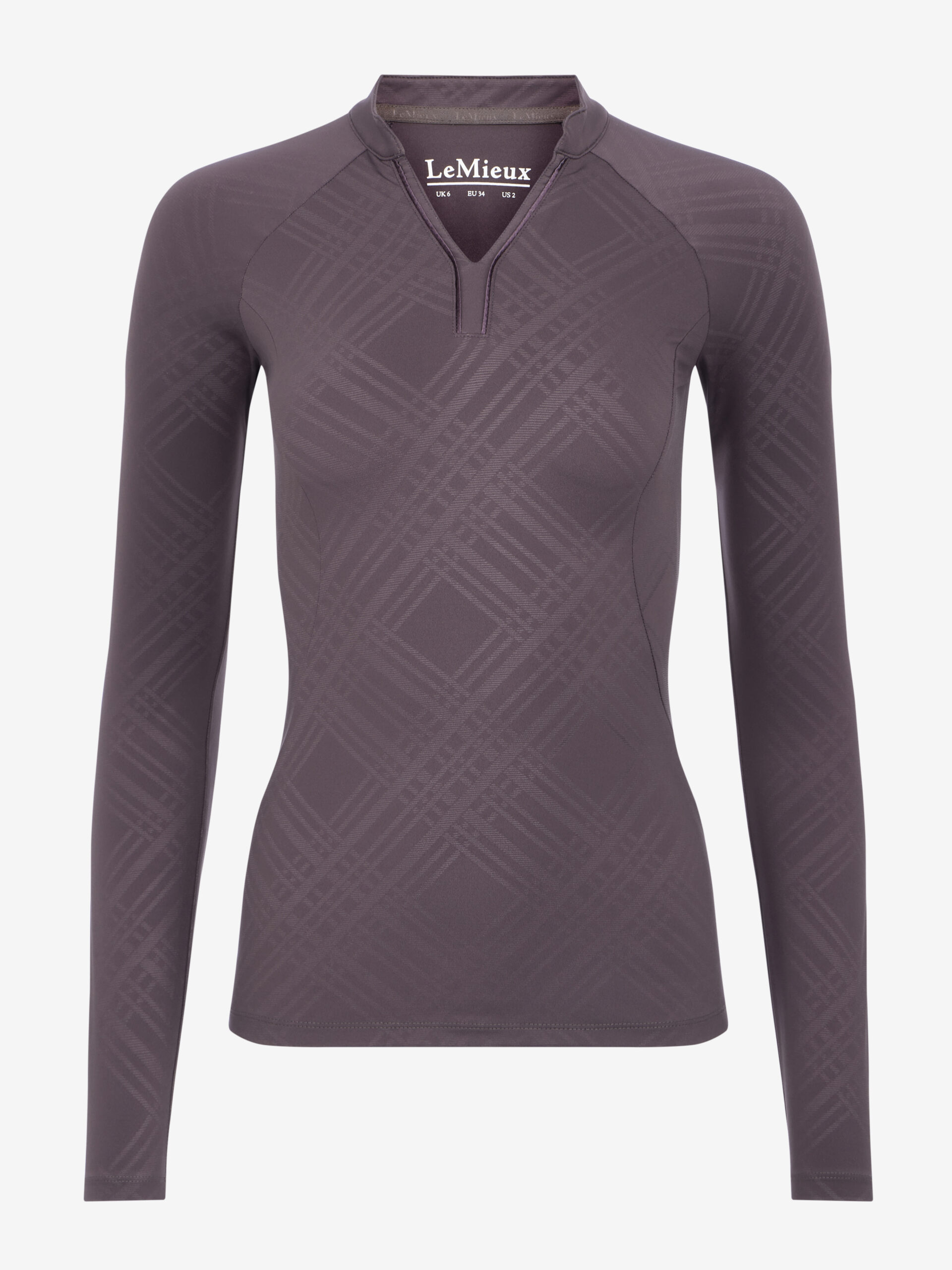 Heritage Check Long Sleeve Baselayer Cocoa