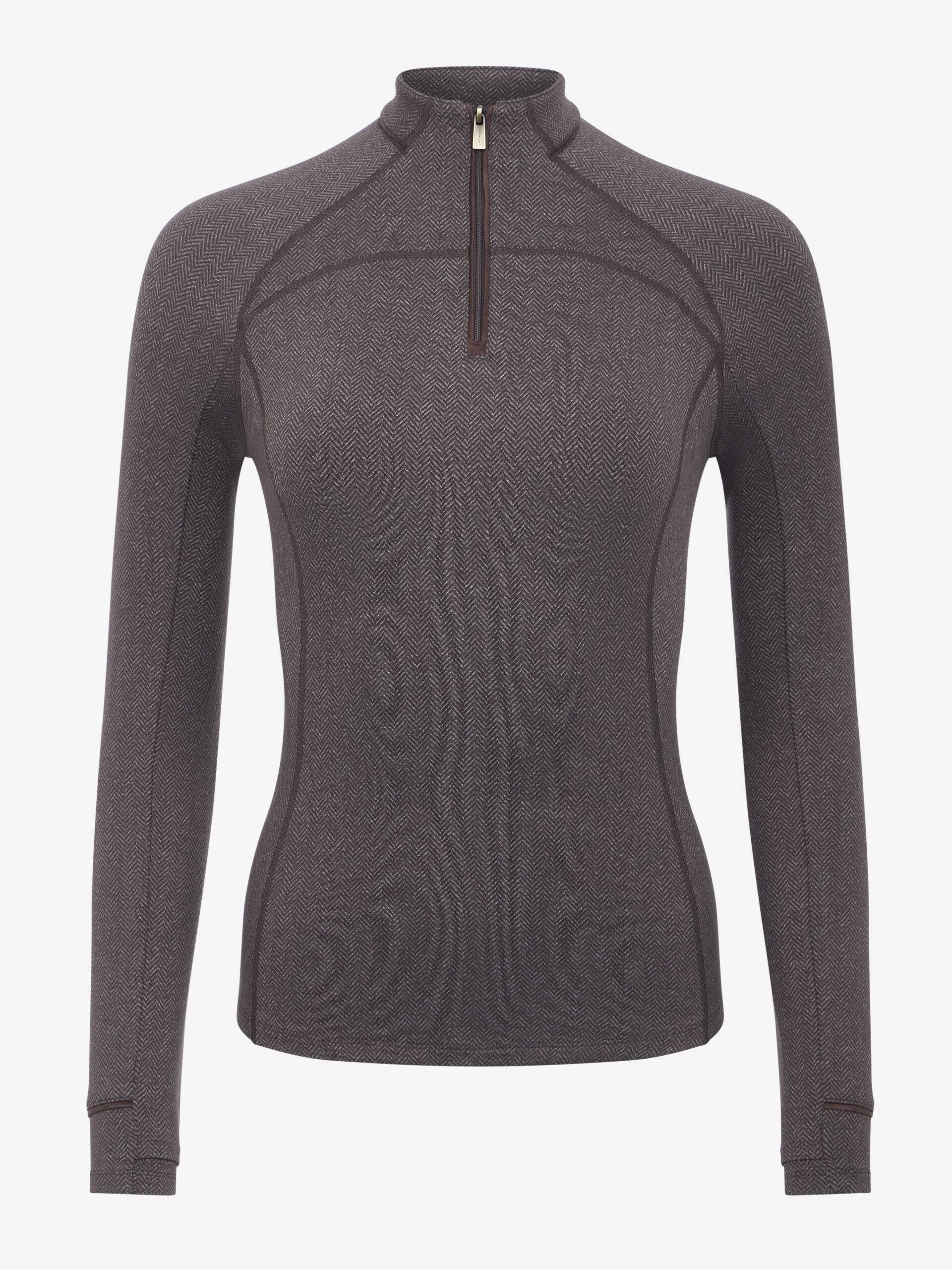 Heritage Herringbone Base Layer Cocoa